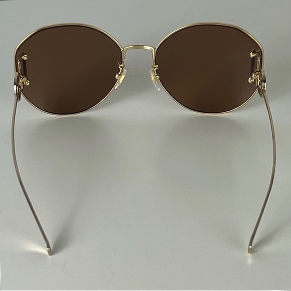 NEW GUCCI AUTHENTIC DESIGNER ROUND SUNGLASSES - Picture 9 of 12